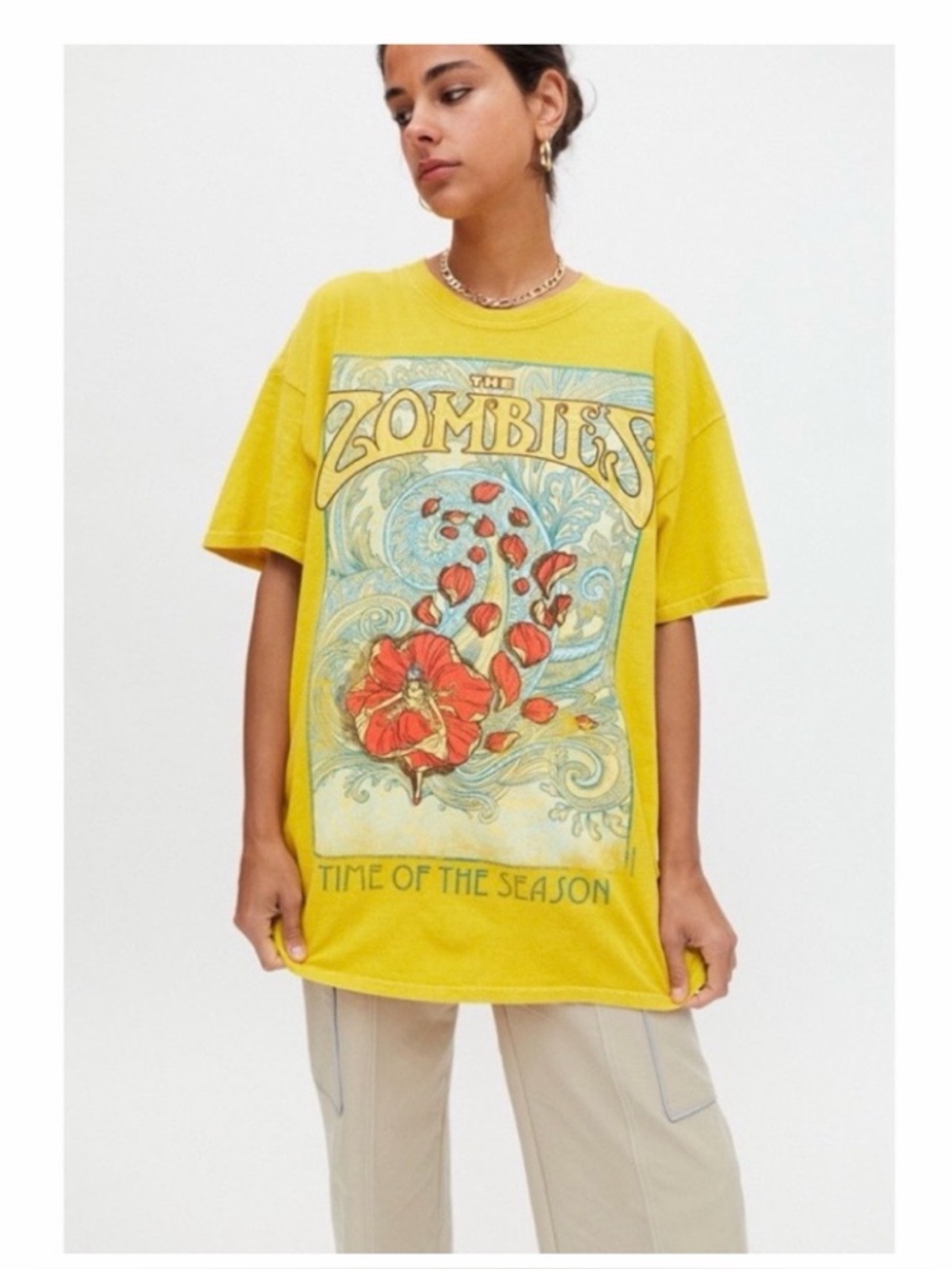 Urban Outfitters The Zombies Time Of The Season Band T-Shirt S/M Oversized